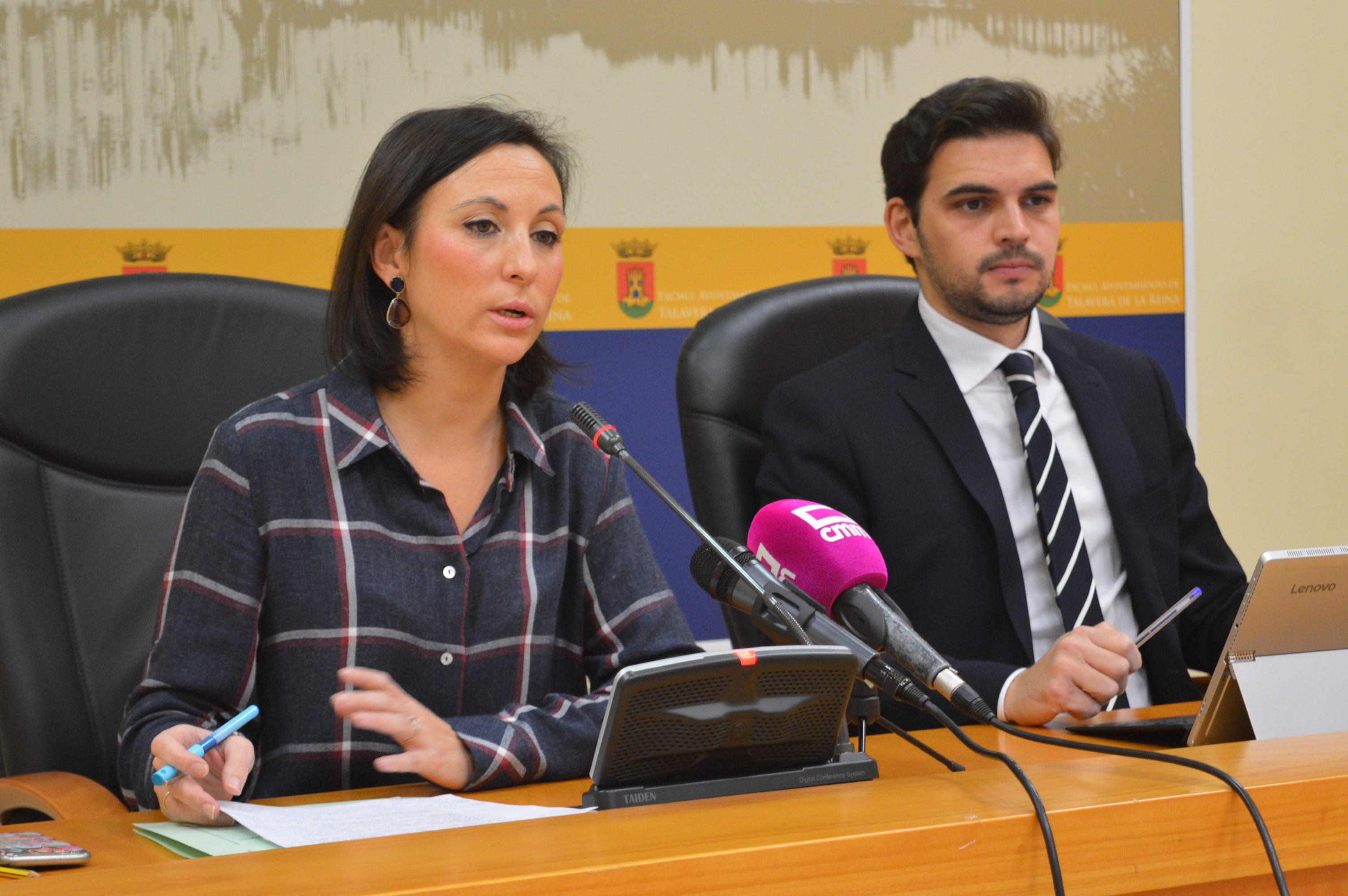 Rodríguez y Serrano en rueda de prensa
