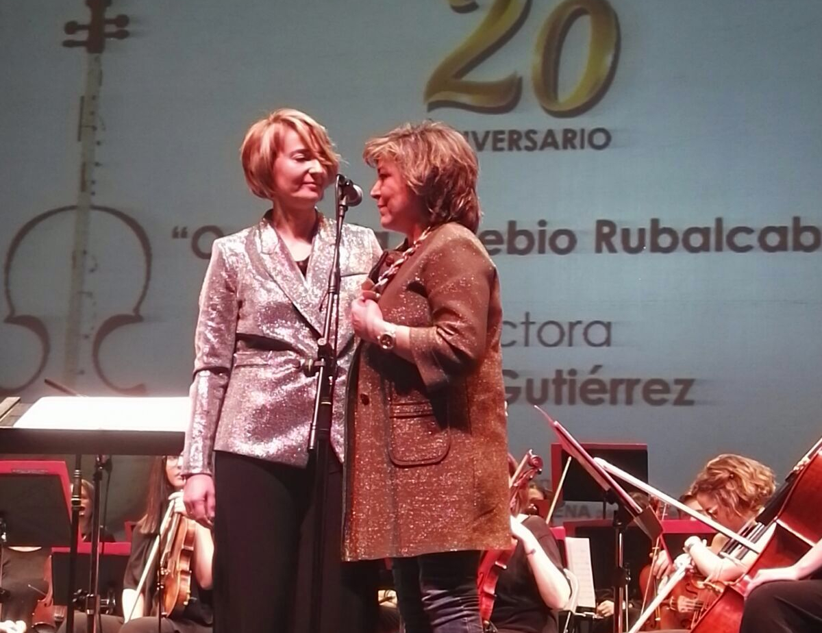 La concejal de Educación, en el concierto por el XX aniversario de la Orquesta Eusebio Rubalcaba
