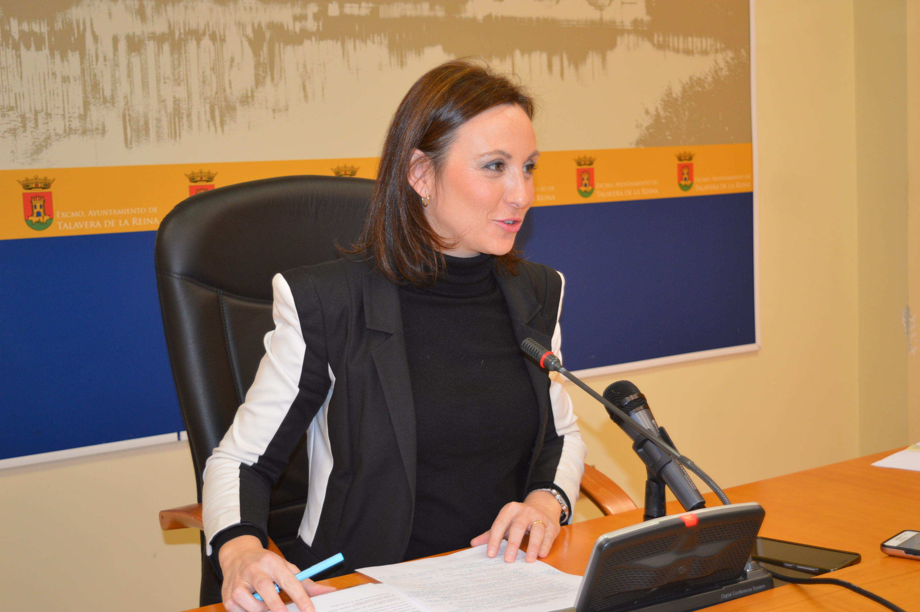 La portavoz municipal, María Rodríguez