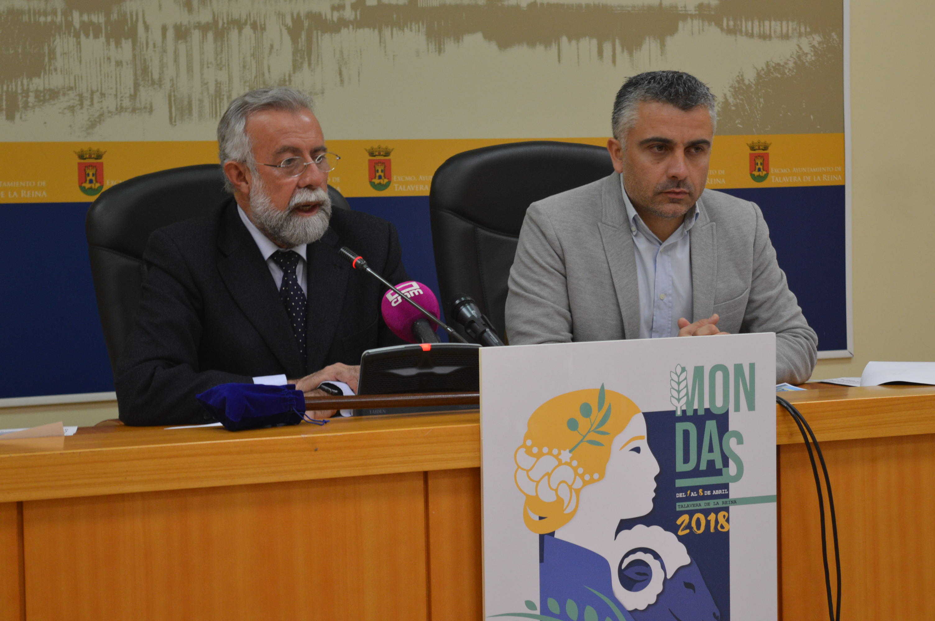 Ramos y Muelas, durante la presentación de la programación de Mondas