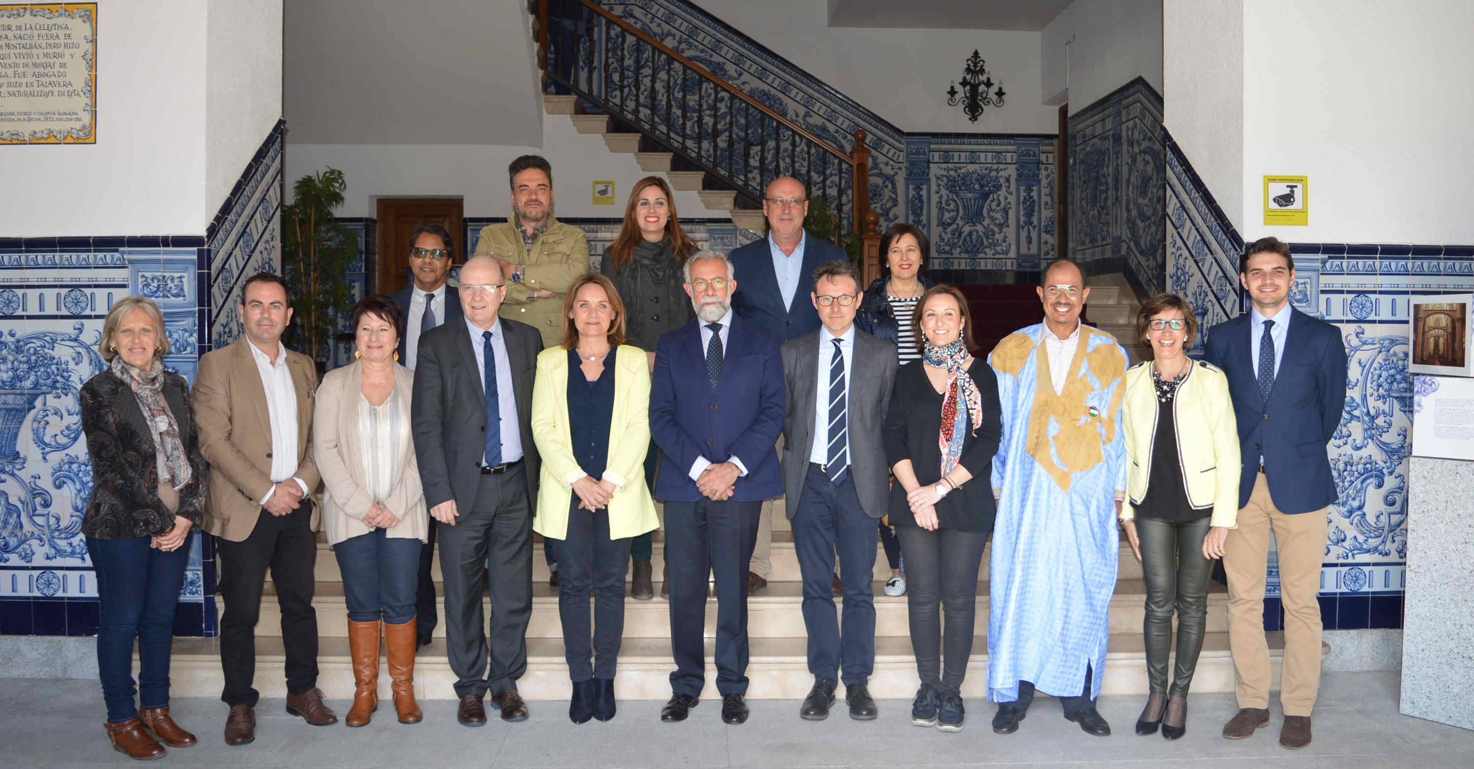 El alcalde y la Corporación Municipal reciben a las delegaciones extranjeras de las ciudades hermanadas