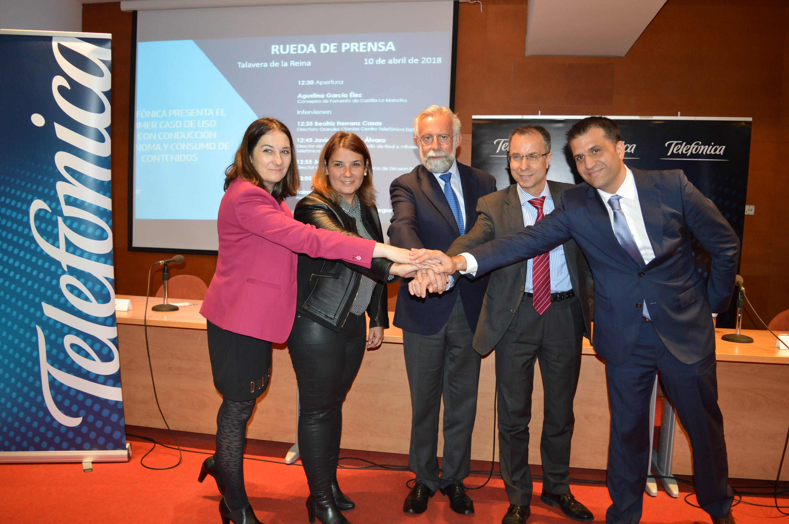 El alcalde, Jaime Ramos, en la presentación del primer caso de uso de España de Ciudades Tecnológicas 5G