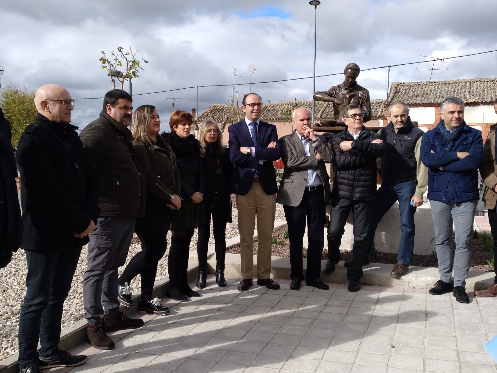 El presidente de la Asociación Española de Ciudades de la Cerámica y concejal de Artesanía, José Luis Muelas, en Portillo (Valladolid)