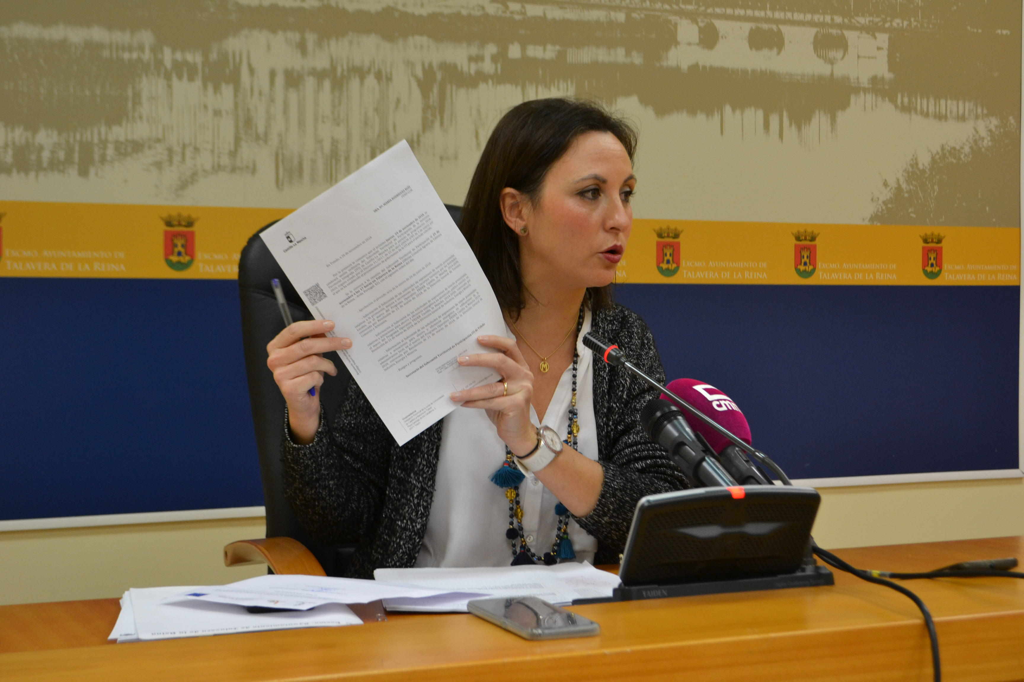 La portavoz del equipo de Gobierno, María Rodríguez