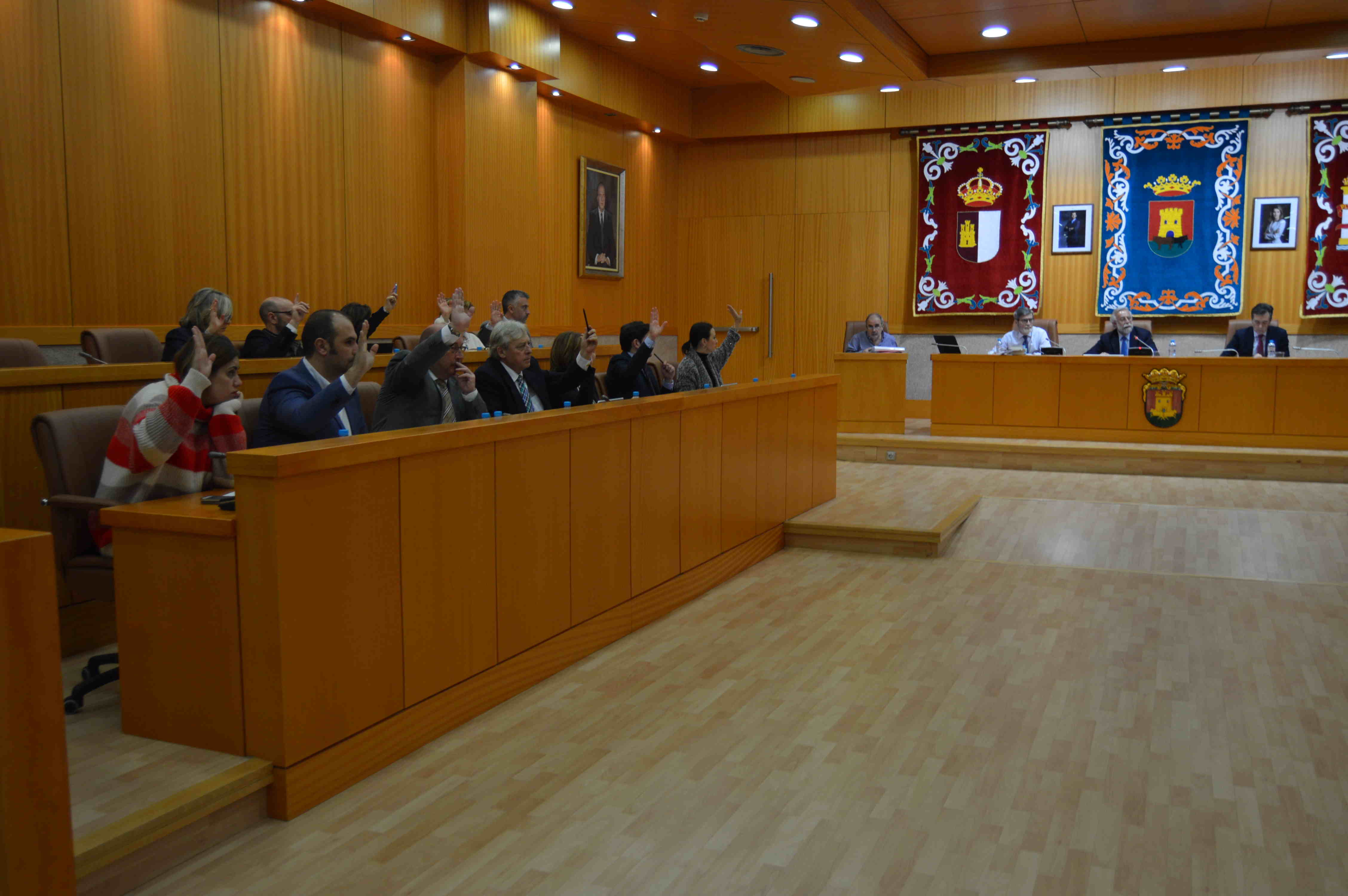 Imagen del pleno ordinario del mes de enero