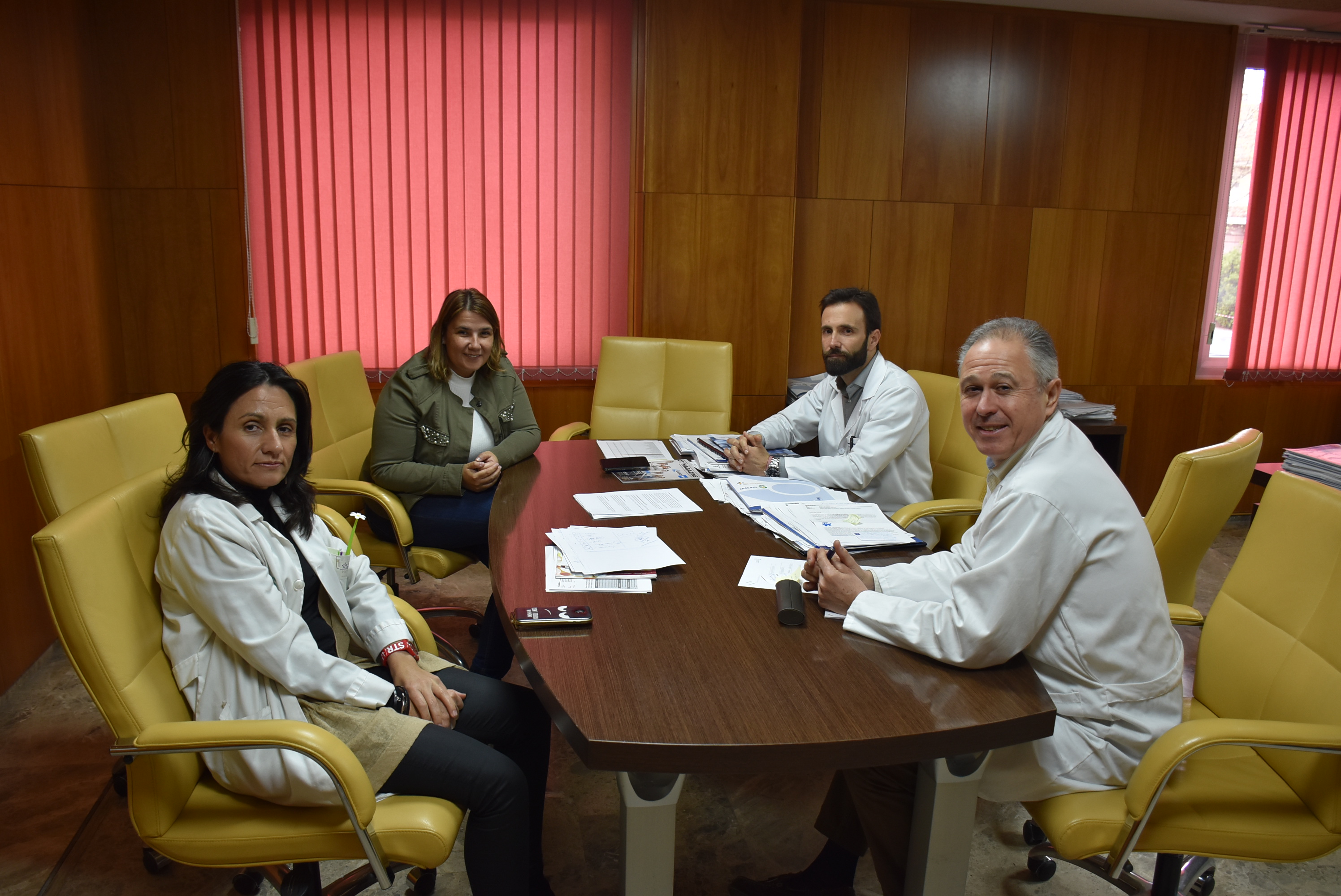 Fotografía reunión Hospital