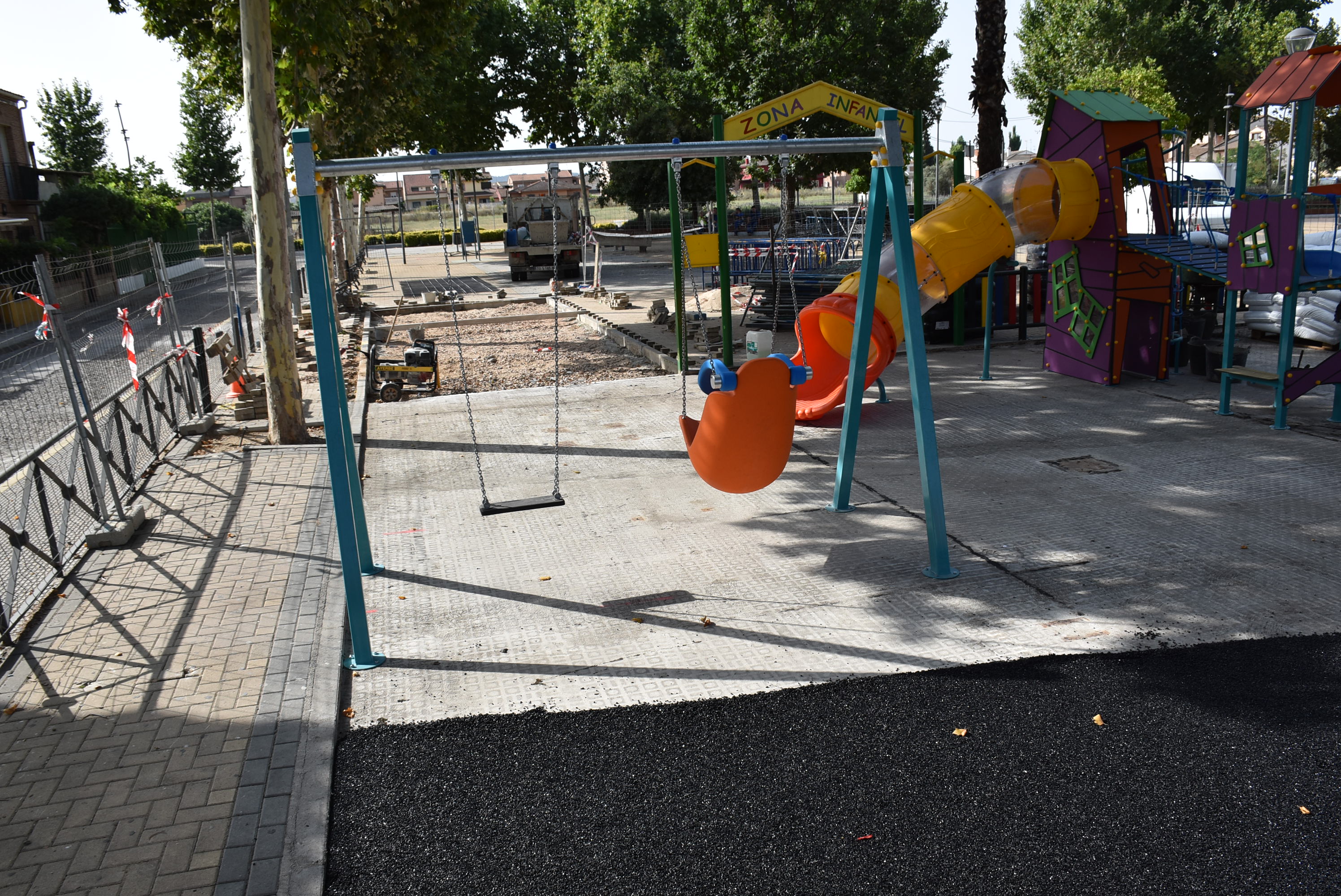 Fotografía avance parque infantil